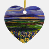 Sommersturm Keramik Ornament (Vorne)