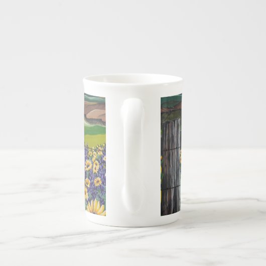 Sommersturm Porzellantasse (Rückseite)