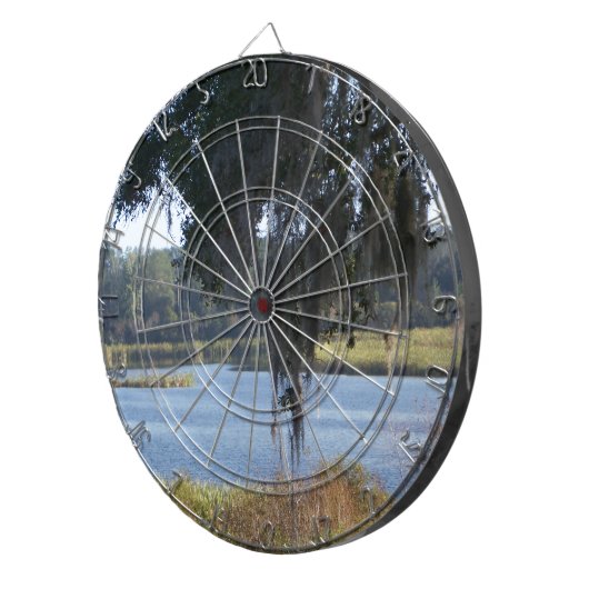 Sommersüdliche Seespiegelung Dartscheibe (Vorderseite rechts)