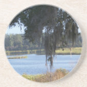 Sommersüdliche Seespiegelung Untersetzer (Vorne)