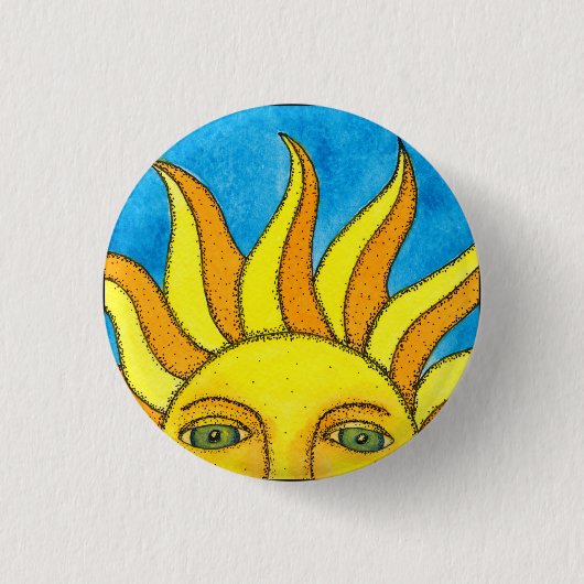 Sommersun-Knopf Button (Vorderseite)