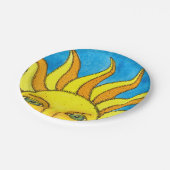 Sommersun-Pappteller Pappteller (Schrägansicht)