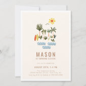 Sommersurf Geburtstagsparty Einladung (Vorderseite)