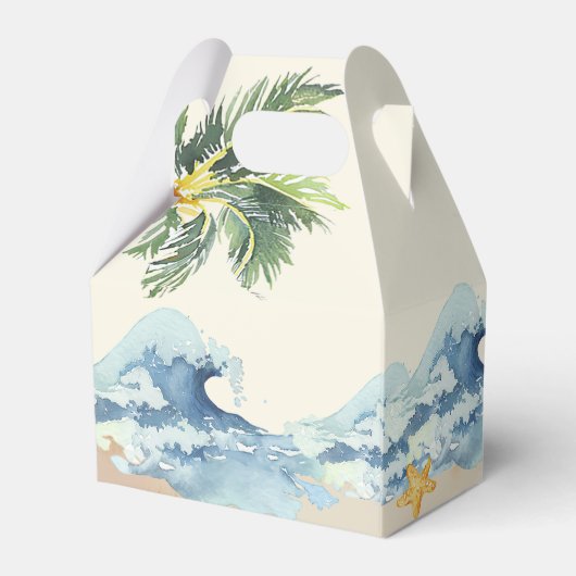 Sommersurf Geburtstagsparty Geschenkschachtel (Rückseite)