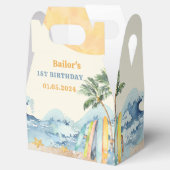 Sommersurf Geburtstagsparty Geschenkschachtel (Geöffnet)