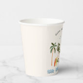 Sommersurf Geburtstagsparty Pappbecher (Rechts)