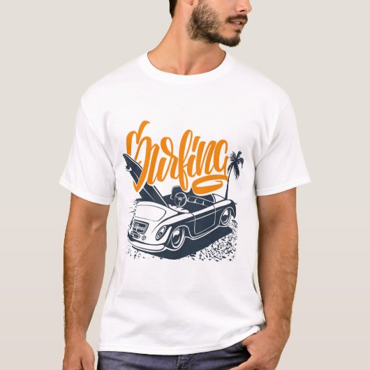 Sommersurfen T-Shirt (Vorderseite)