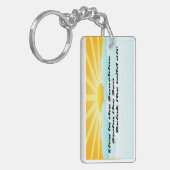 Sommersurfen und Sonnenschein Schlüsselanhänger (Vorderseite links)