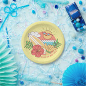Sommersurfer-Papier-Teller Pappteller (Party)