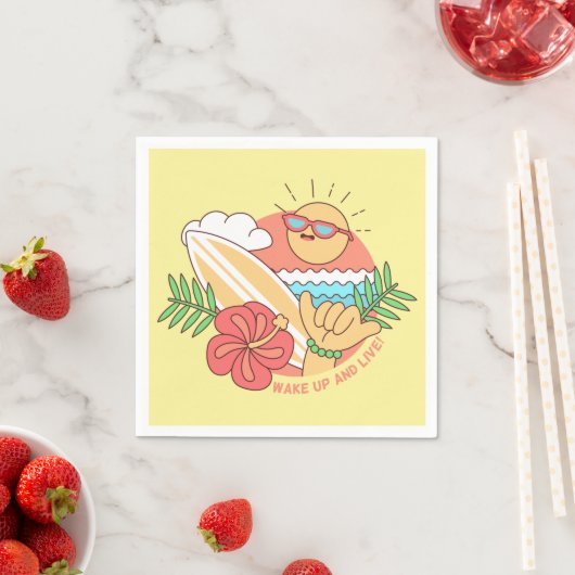 Sommersurfer Serviette (Beispiel)