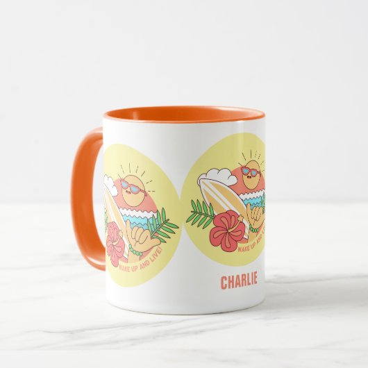 Sommersurfer-Tasse Tasse (Vorderseite Links)