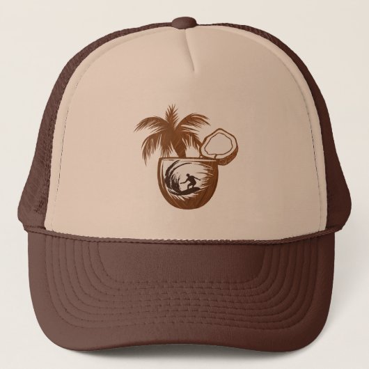 Sommersurfer Truckerkappe (Vorderseite)