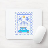 Sommersurfing Postal Briefmarke 2 Mousepad (Mit Mouse)