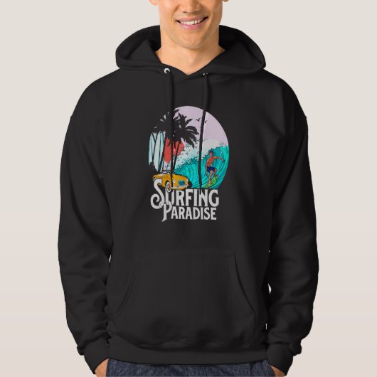 Sommersurfparadies Hoodie (Vorderseite)