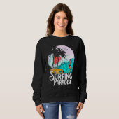 Sommersurfparadies Sweatshirt (Vorne ganz)