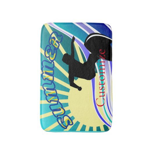 Sommersurfspass Thunder_Cove Badematte (Vorderseite Vertikal)