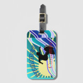 Sommersurfspass Thunder_Cove Gepäckanhänger (Vorderseite Vertikal)