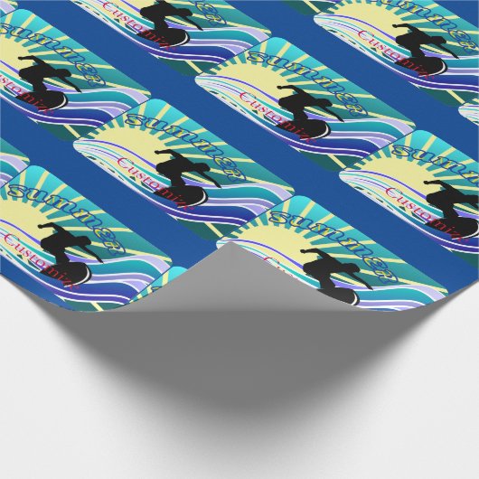 Sommersurfspass Thunder_Cove Geschenkpapier (Ecke)