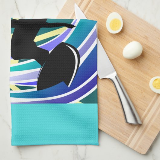 Sommersurfspass Thunder_Cove Geschirrtuch (Viertel Falte)