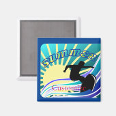 Sommersurfspass Thunder_Cove Magnet (Vorderseite/Rückseite)