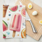 Sommersüße Flucht Geschirrtuch (Viertel Falte)