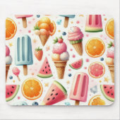 Sommersüße Flucht Mousepad (Vorne)