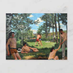 Sommerszene, 1869 postkarte