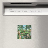 Sommerszene, Frederick Bazille Magnet (In Situ (Geschirrspüler))