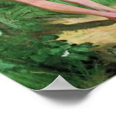 Sommerszene, Frederick Bazille Poster (Ecke)