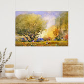 Sommerszene Poster (Küche)