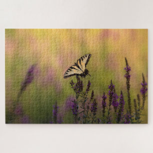 Sommerszene, Schmetterling und Loosestrife Puzzle
