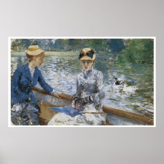 Sommertag, 1879 Berthe Morisot Poster (Vorne)
