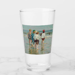 Sommertag am Brighton Beach (von E.H. Potthast) Glas