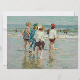 Sommertag am Brighton Beach (von E.H. Potthast) Karte
