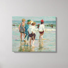 Sommertag am Brighton Beach (von E.H. Potthast) Leinwanddruck