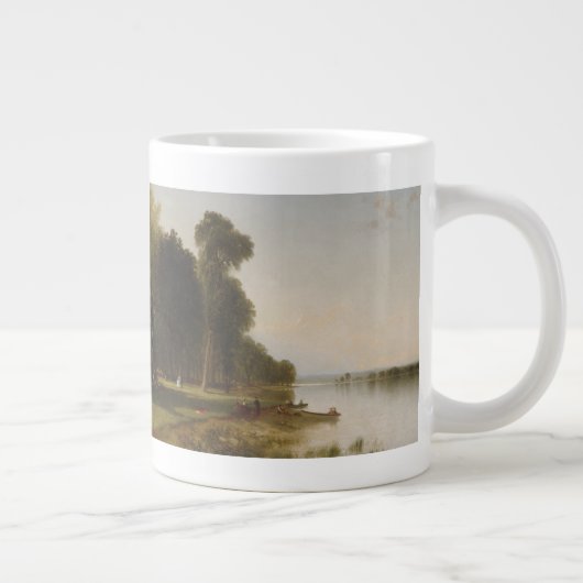 Sommertag am Conesus-See Jumbo-Tasse (Rechts)