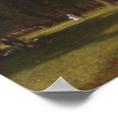 Sommertag am Conesus See Poster (Ecke)