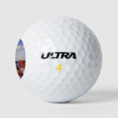 Sommertag am Meer (Strandlandschaft) Golfball (Logo)