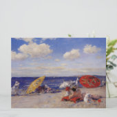 Sommertag am Meer (Strandlandschaft) Karte (Stehend Vorderseite)