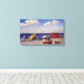 Sommertag am Meer (Strandlandschaft) Leinwanddruck (Insitu (Holzboden))