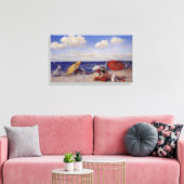 Sommertag am Meer (Strandlandschaft) Leinwanddruck (Insitu (Wohnzimmer))
