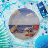 Sommertag am Meer (Strandlandschaft) Pappteller (Party)