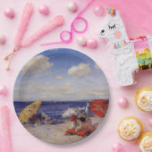 Sommertag am Meer (Strandlandschaft) Pappteller (Party)