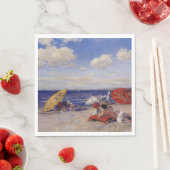 Sommertag am Meer (Strandlandschaft) Serviette (Beispiel)