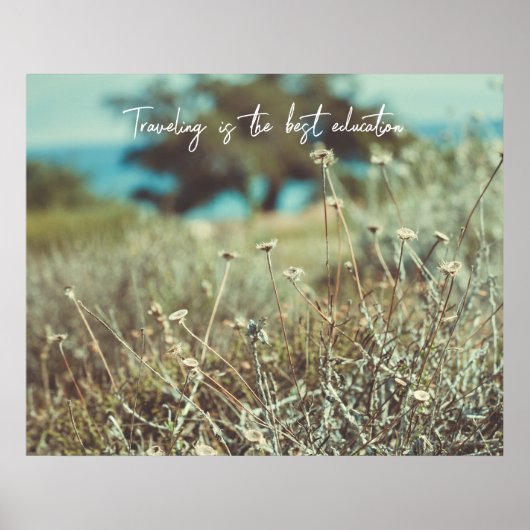 Sommertag an der Küste Poster (Vorne)