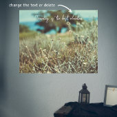 Sommertag an der Küste Poster