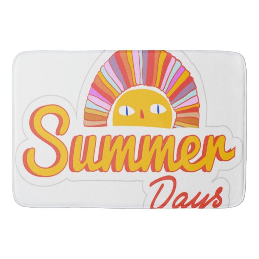 Sommertag badematte (Vorderseite)