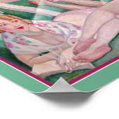 "Sommertag" Gerda Wegener Poster (Ecke)