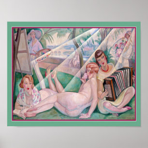 "Sommertag" Gerda Wegener Poster
