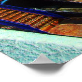 Sommertag im Wasserpark Tropical Daytona Beach Poster (Ecke)